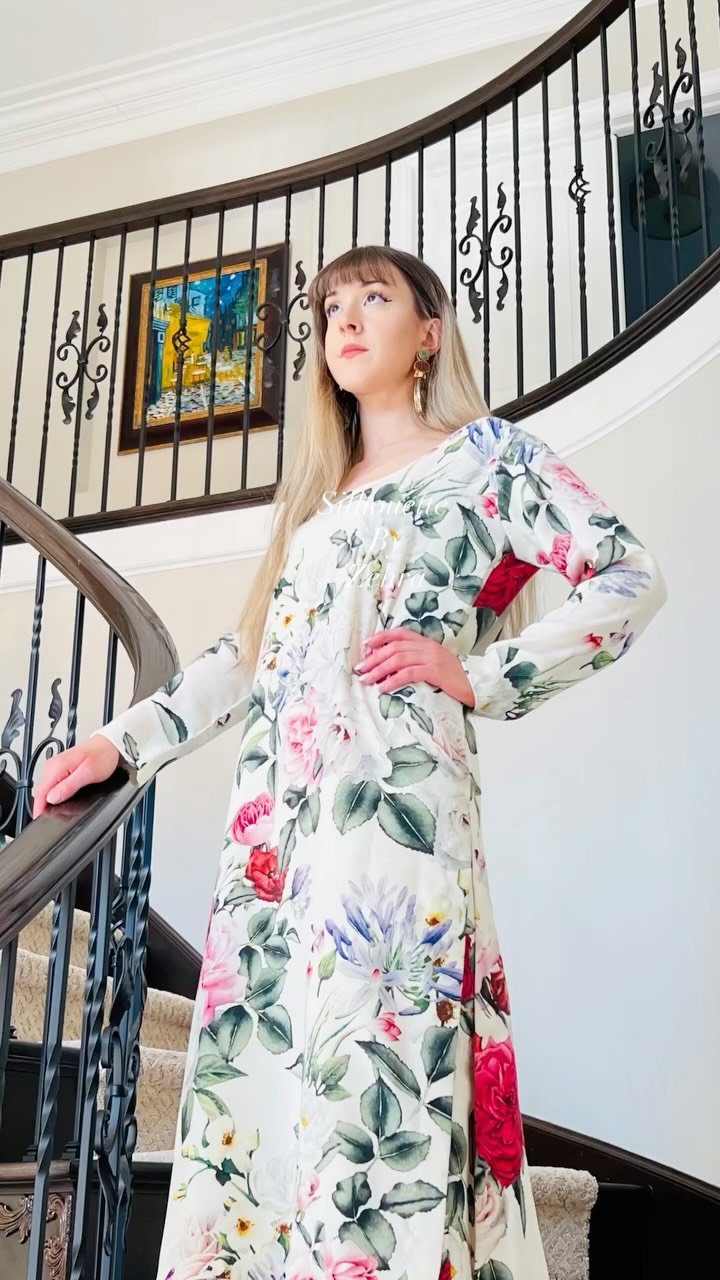 Ivory Artisanal Detailing Designer Ensemble – Look 32